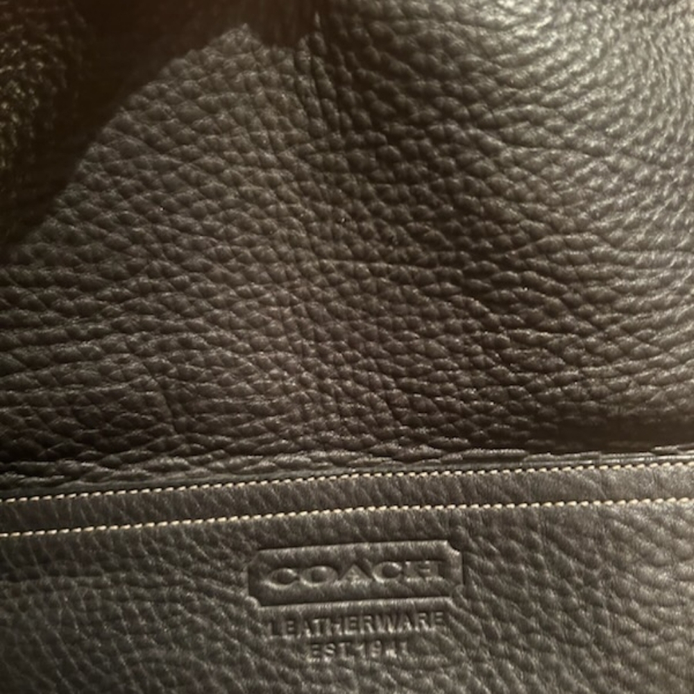 Large Coach Black Shoulder Bag - Picture 5 of 6